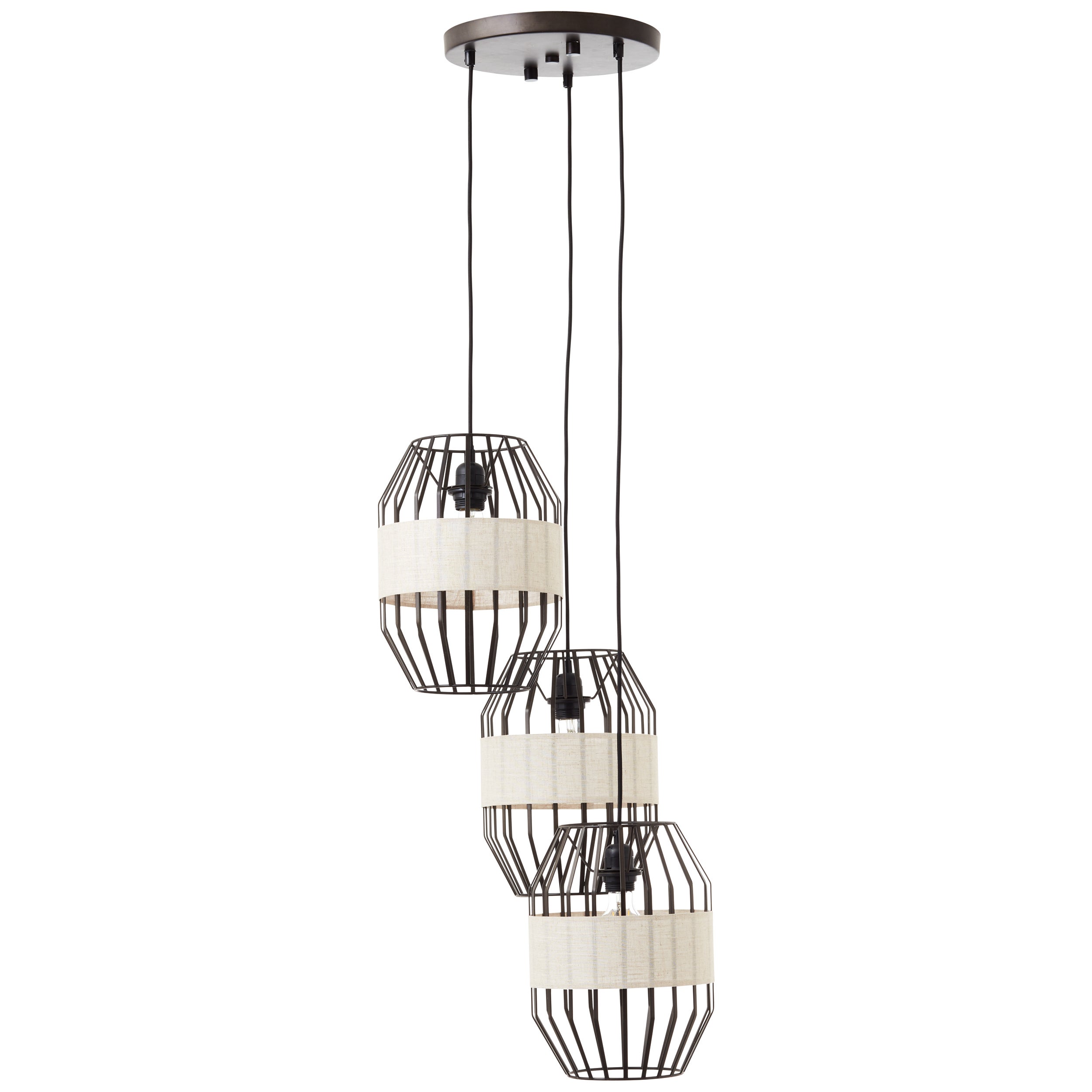 Brilliant Lamp Marty LED kinkiet 1 żarówka czarny piasek/matowe aluminium/metaliczne złoto 1x GU10, 10 W, żarówka LED w zestawie i wymienna - 2
