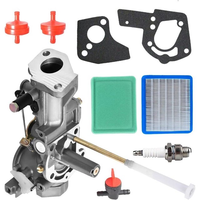 Kit Carburateur MCHNIC Complet Pour Briggs & Stratton 300E 450E 550E 575E 600E - Moteurs 08P502 09P602 125CC 140CC Avec Filtre Air, Bougie & Accessoires