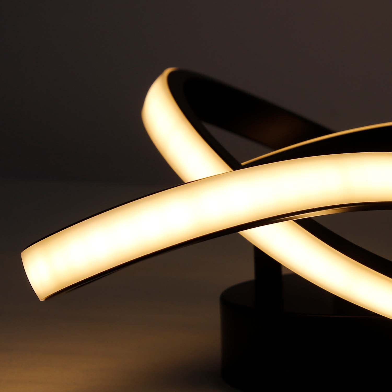 NETTLIFE LED Lampa sufitowa Ciepła biel - 17W, Czarne światło, Mała nowoczesna lampa kuchenna 3000K do pokoju dziecięcego, salonu - 7