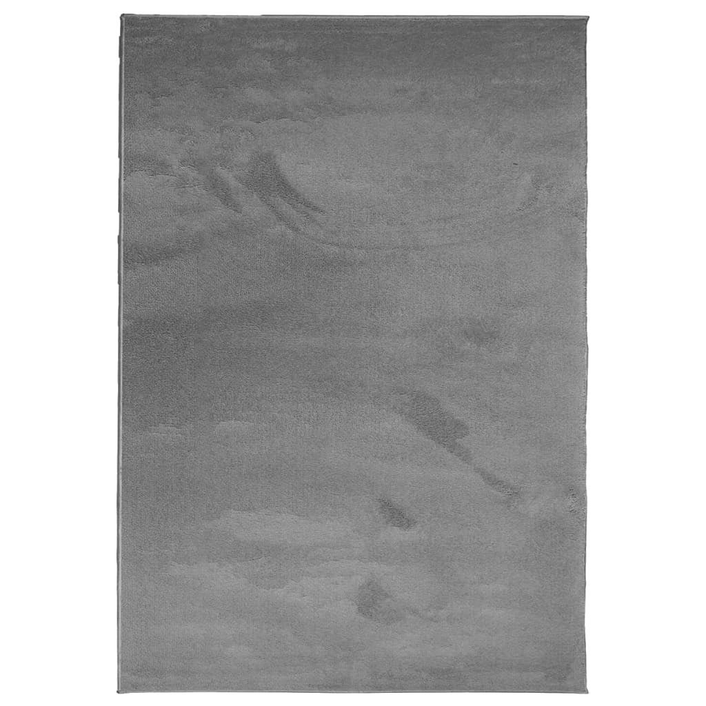Alfombra de salón | alfombra de pelo corto oviedo gris antracita 120x170 cm cfw65928