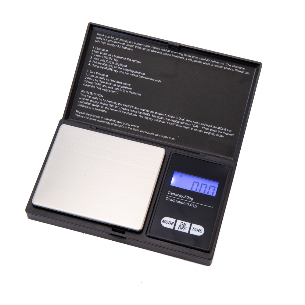 Balance électronique De Précision Portable - Capacité 200 G, Précision 0,01 G - Écran LCD Rétroéclairé - Design Souris - Fonction Tare