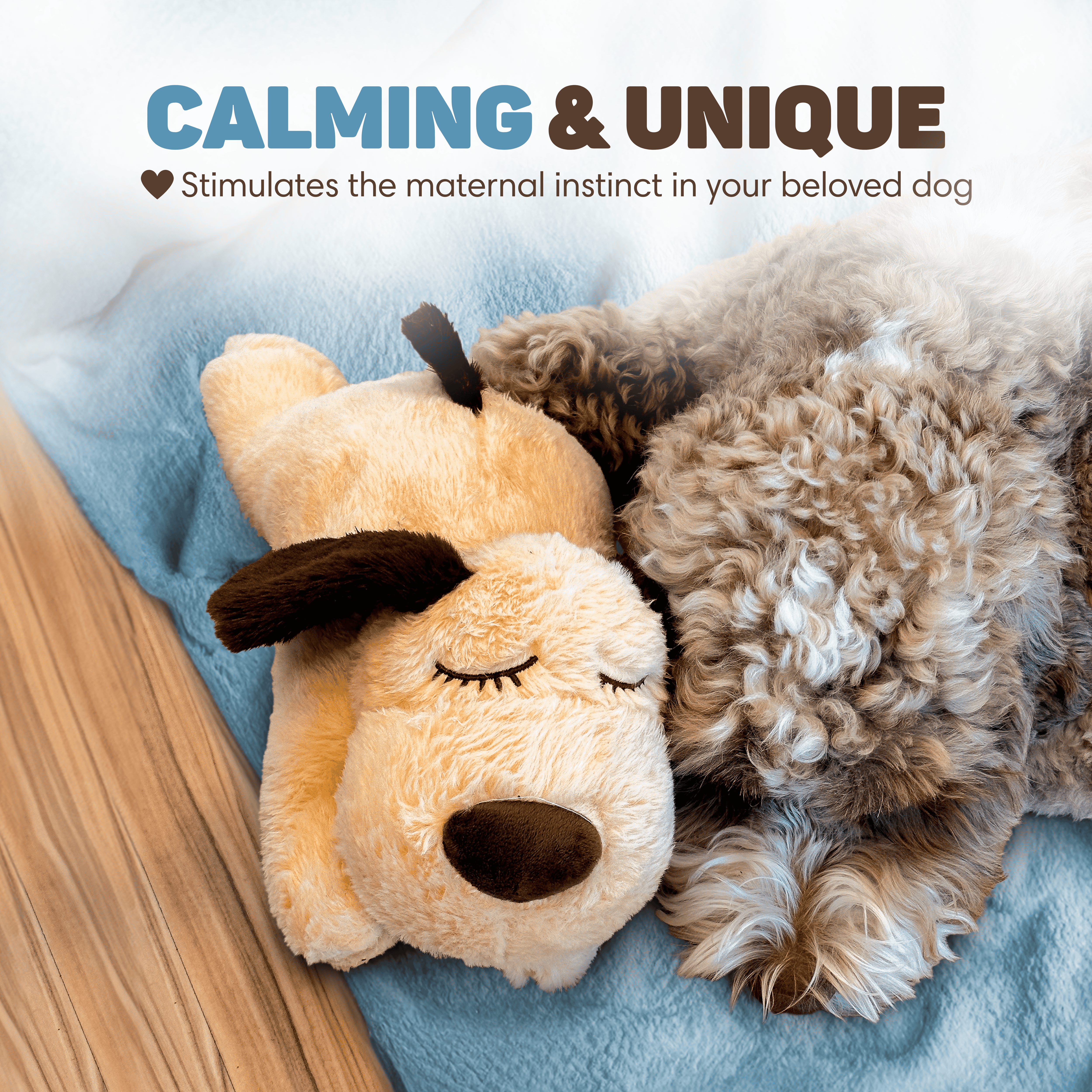 Peluche Perro con Latido del Corazón Vulpes Goods – Peluche para Cachorros - incl. Almohadilla Térmica - 9