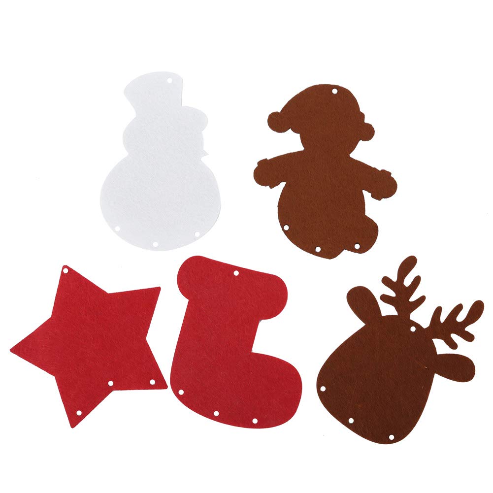 Decorazione Natalizia Appendibile A Maglia - Campana A Vento In Tessuto, 35x10 Cm, Per Albero, Porta O Parete