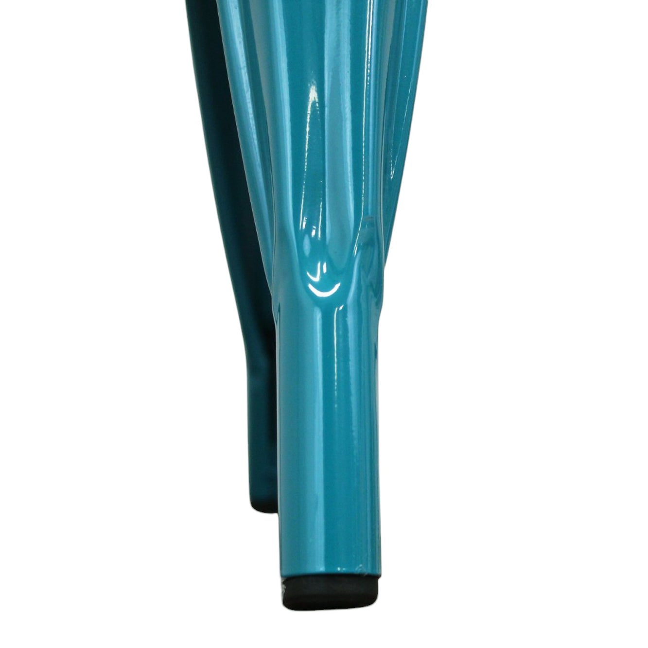 Milani Home - Set 4 sedie in metallo industrial cm 35 l x 45 p x 85 hdi coloreVerde petrolio - 8