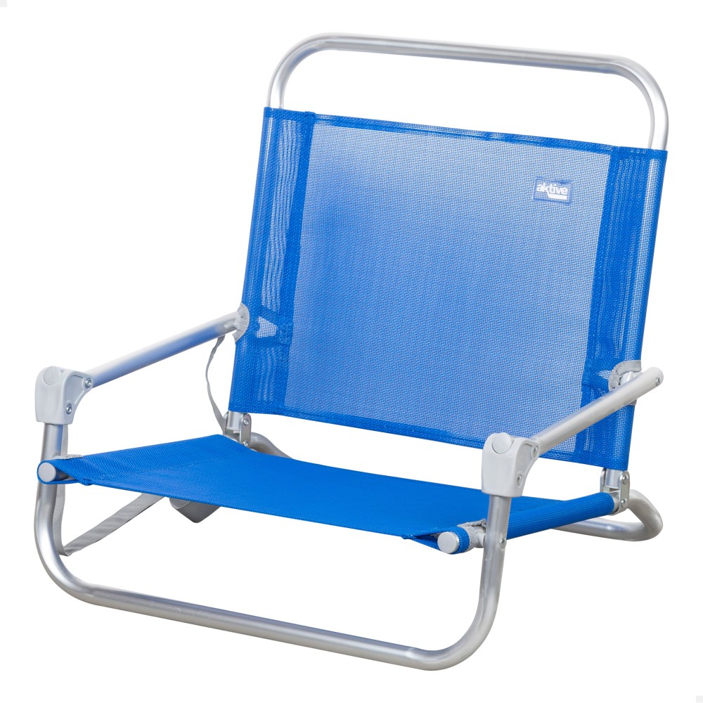 Krzesło plażowe Aktive lekkie ergonomiczne aluminium i textilene