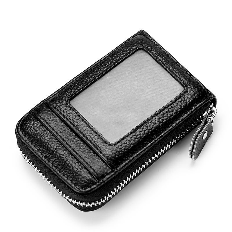 Porte-menu A5 Similicuir – 4 Pochettes Transparentes, 8 Vues – Finition Luxe Sans Logo (Noir, Vert, Rouge, Gris) - 8