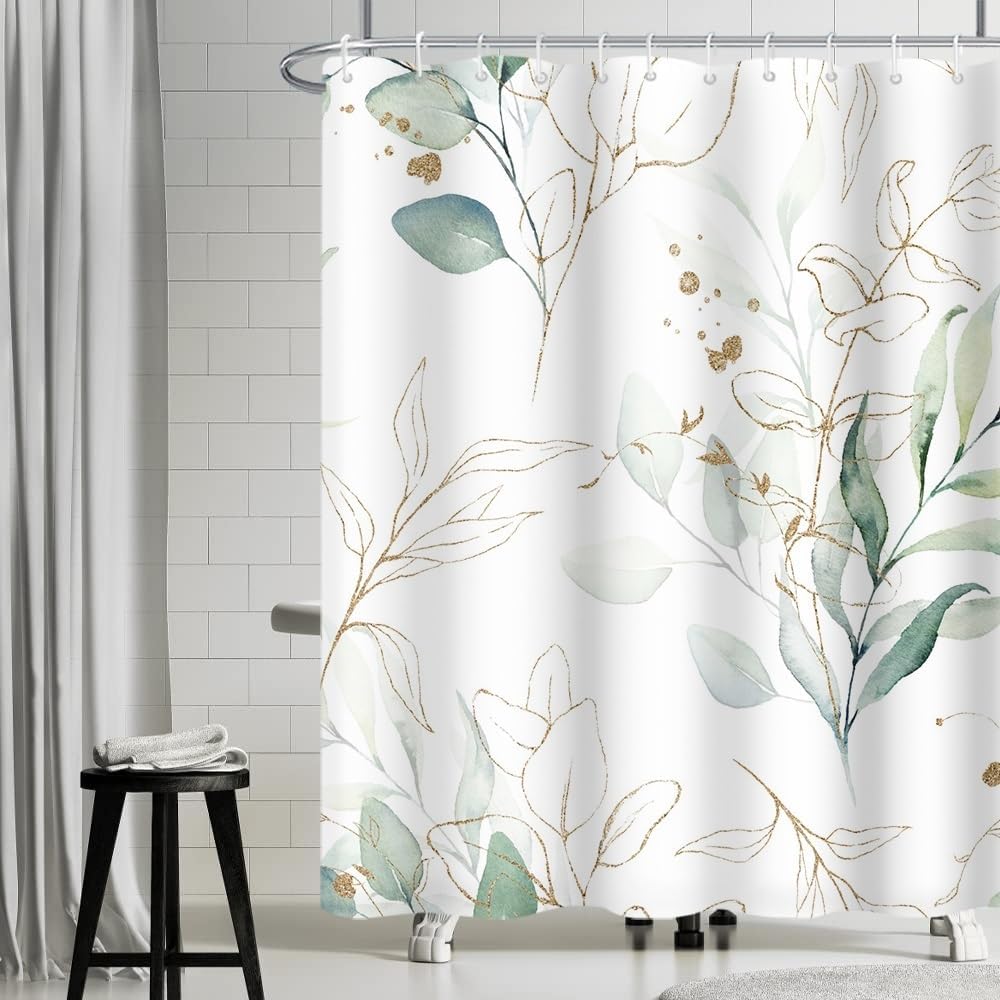 Rideau De Douche 3D plante -180x200 cm - Maison