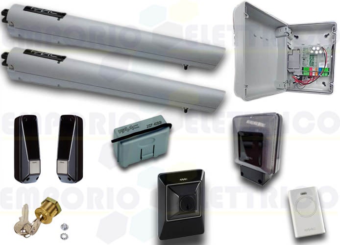 FAAC HANDY KIT 24v Automazione cancello battente 2,3M per anta motore S418 - 105998 - 3