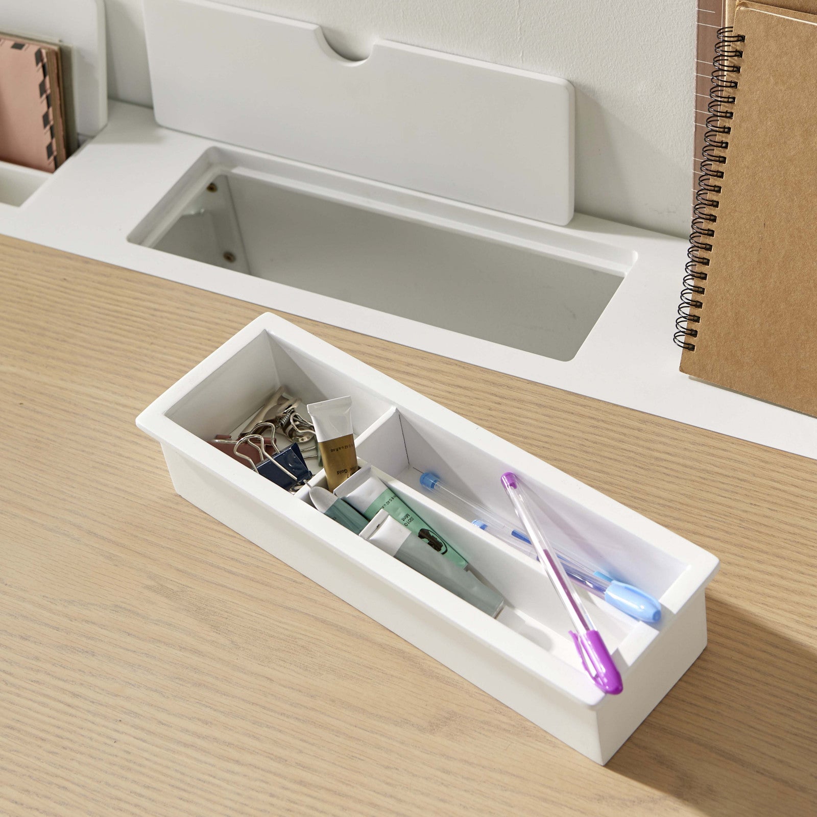 Scrivania da parete in rovere scandinavo HANG - 7