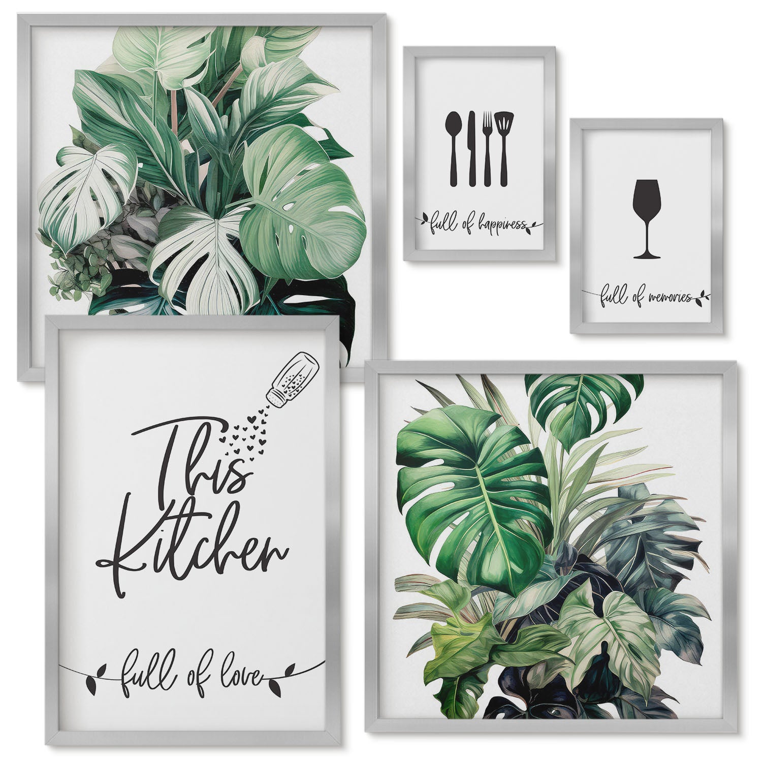 ensemble-de-5-tableaux-encadr-s-inspirations-pour-la-cuisine-avec-des