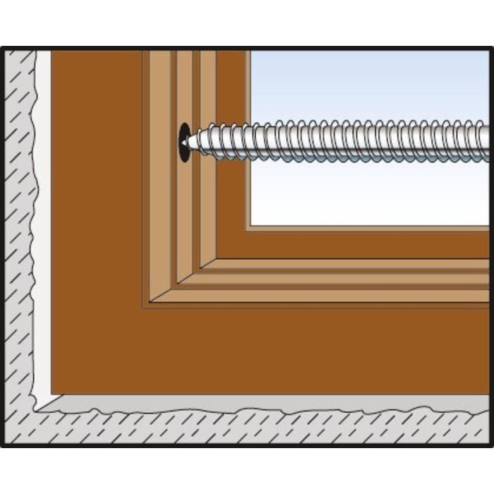 Vis de fixation FFS - Fischer - Tête fraisée - 7,5 x 62 mm - Boîte de 100 - 8