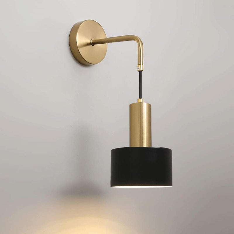 Kinkiety LED Oświetlenie Zewnętrzne Zagłówek Garderoba Salon Meble Dom Dekoracja Lustra Stołowe Sypialnia CZARNY