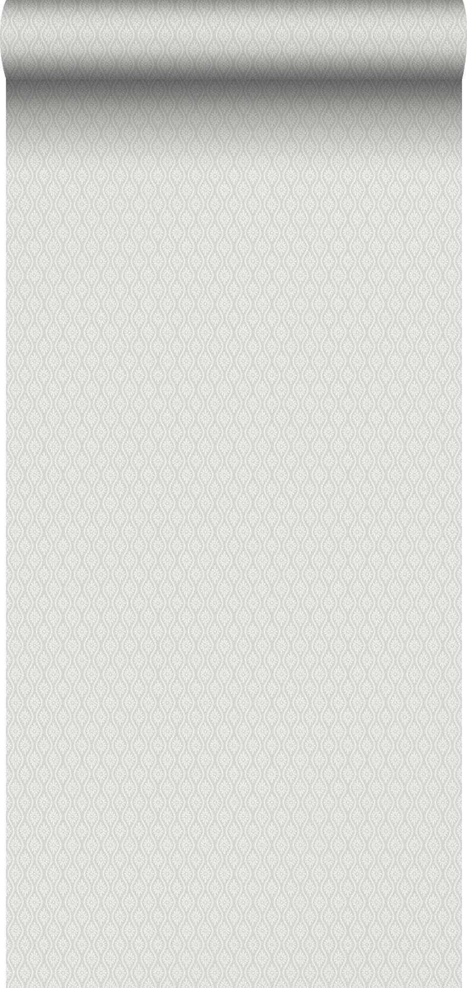 Tapeta graficzny romb diamentowy wieber gradient szarym - 53 cm x 11.2 m - BORASTAPETER
