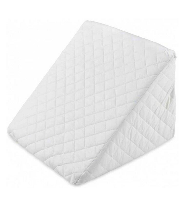 Almohada con forma de cuña sujeción de espalda y piernas cojín de lectura 40x30x48cm - 2