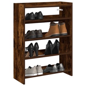 VidaXL Scarpiera Rovere Fumo 59x17x108 cm in Legno Multistrato | Leroy Merlin