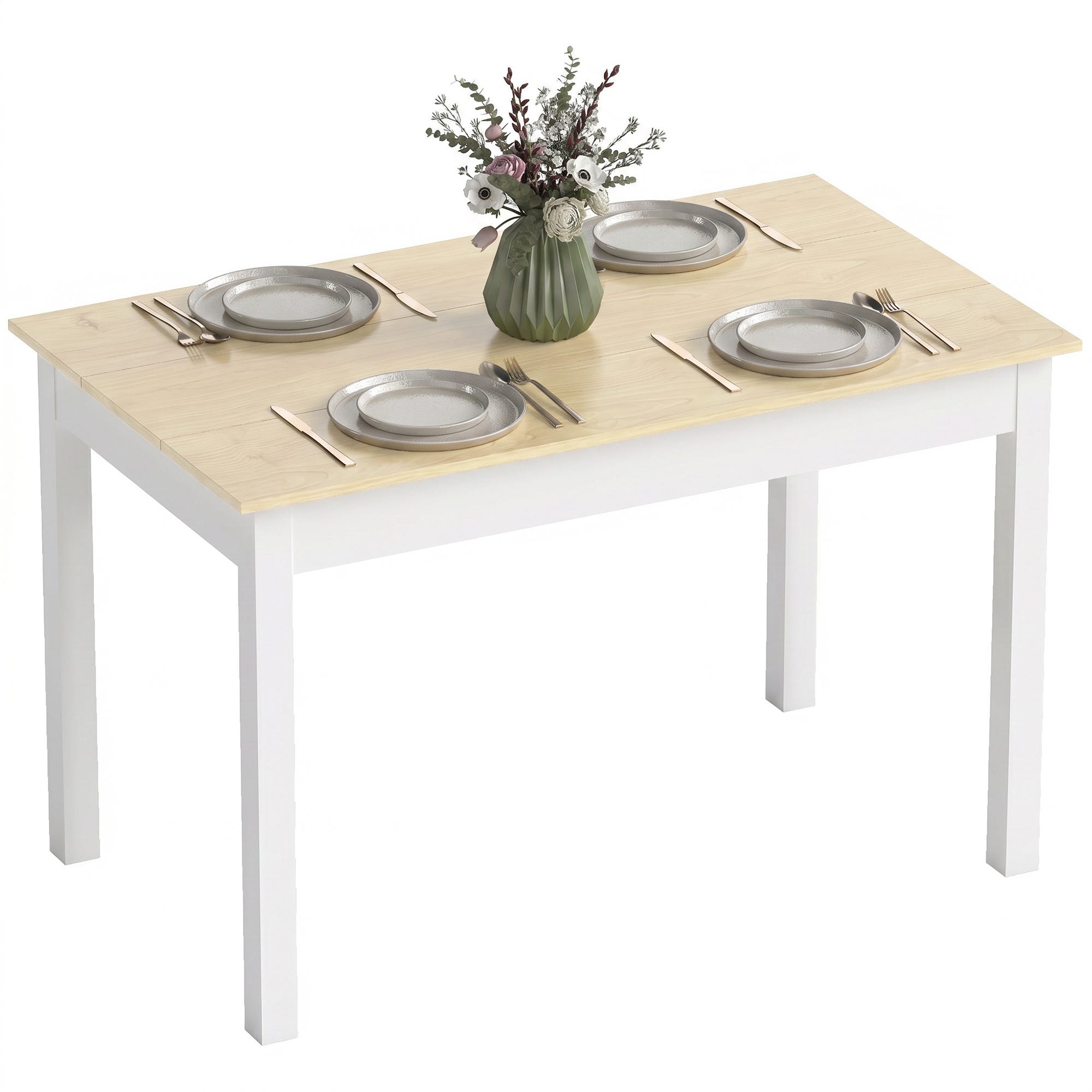 Cookie Table Design Table à manger pour 4 à 6 personnes, design moderne pour cuisine et ...