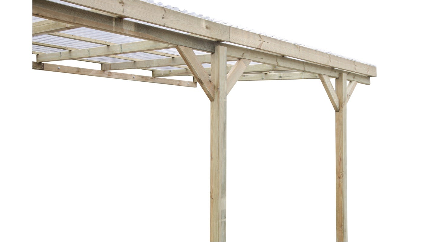 Carport, abri de voiture 3x5.24 m - 15 m2 - couverture PVC&nbsp; - CAR7-2PVCTR - ALTANKA - 8