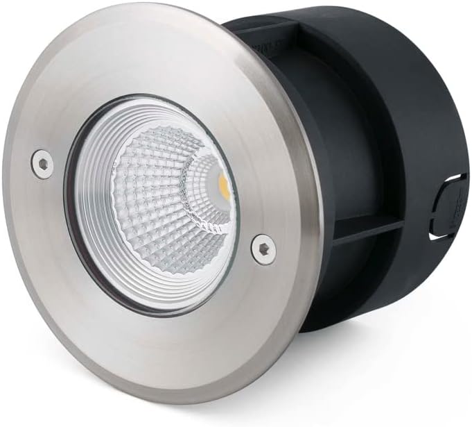 SURIA - Encastrés de sol inoxydable satiné et noir mat de FARO 70588 - 3