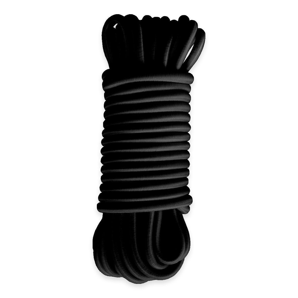 Elastisches Gummiseil 9 Mm – 25 Meter, Weiß, UV-beständig Für Planen