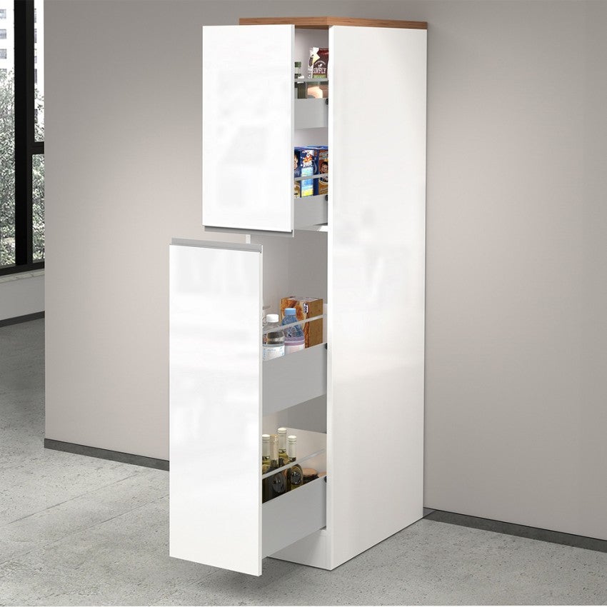 Meuble de cuisine moderne avec 2 tiroirs à épices 30x60x164,5 Trym - 9