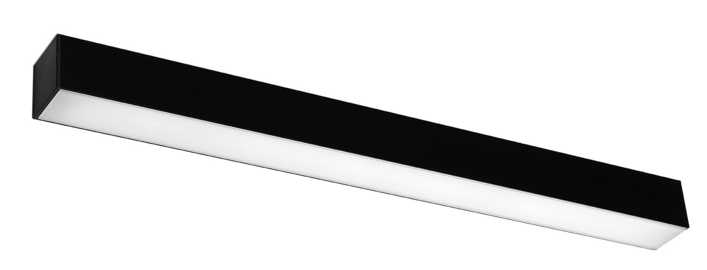 Kinkiet PINNE LED 22W Ciepła biel 3100lm czarny wym: 5x65x5,3 cm IP20 Thoro Lighting
