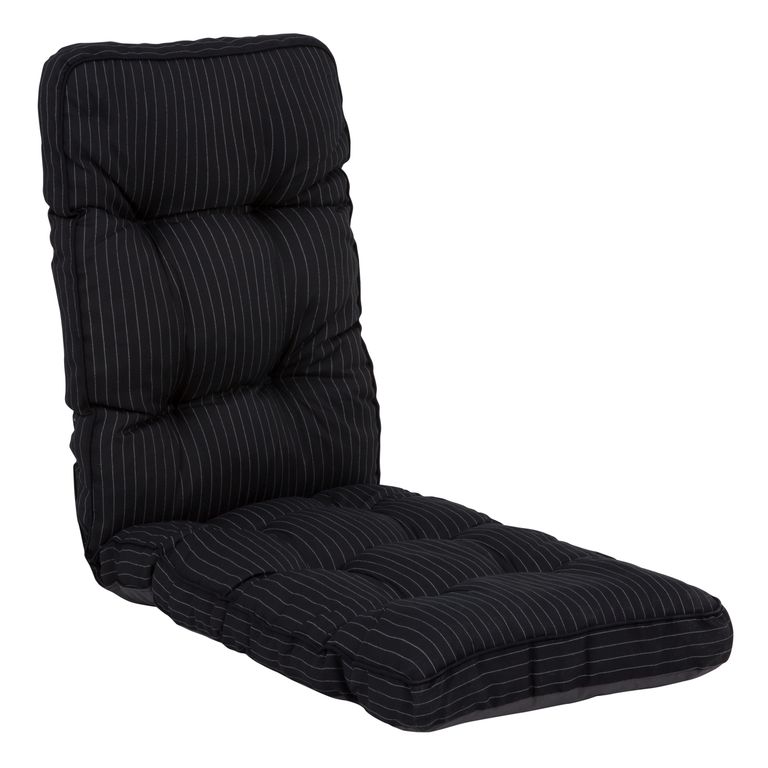 Poduszka na fotel ogrodowy Royal / Lena Plus czarny paski PATIO