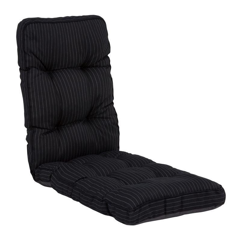 Poduszka na fotel ogrodowy Royal / Lena Plus czarny paski PATIO