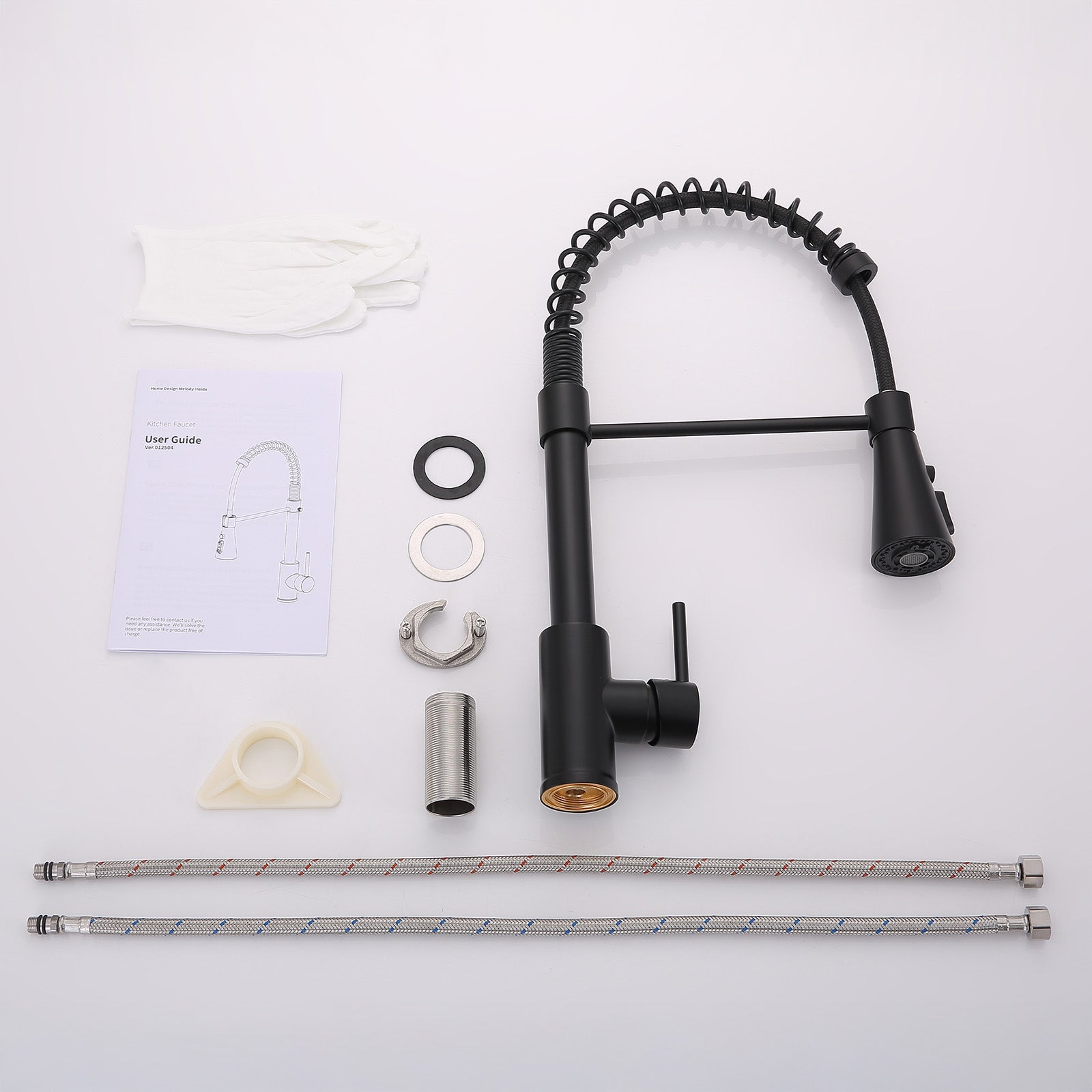 Miscelatore da cucina con molla di spruzzo Rubinetto da cucina Rubinetti da cucina Rubinetto per lavello con rotazione a 360° 4 getti Scelta di - 7