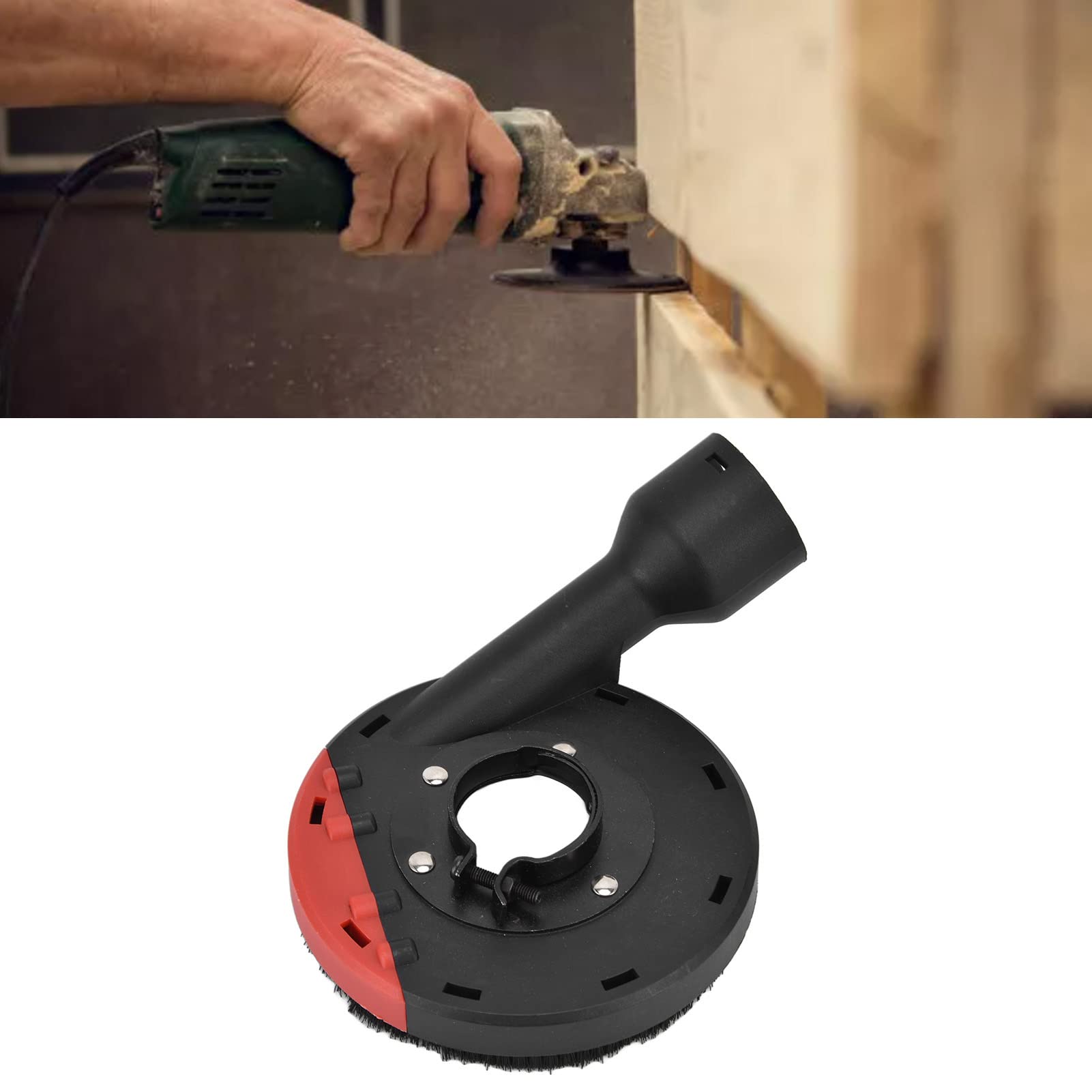 Cubierta antipolvo para amoladora angular, cubierta antipolvo de alta eficiencia para amoladoras angulares de 4, 4,5 y - 3