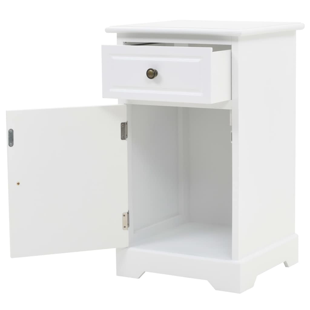 Table de nuit chevet commode armoire meuble chambre mdf et bois de pin 35 x 32 x 59 cm 1402072 - 4