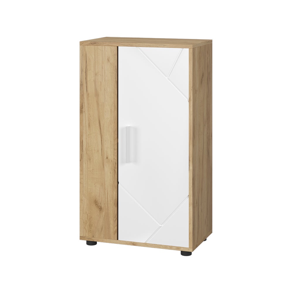 Vicco Komoda z szufladami Berno, Gold power dąb/biały, 50.1 x 87.3 cm z 2 przegrodami