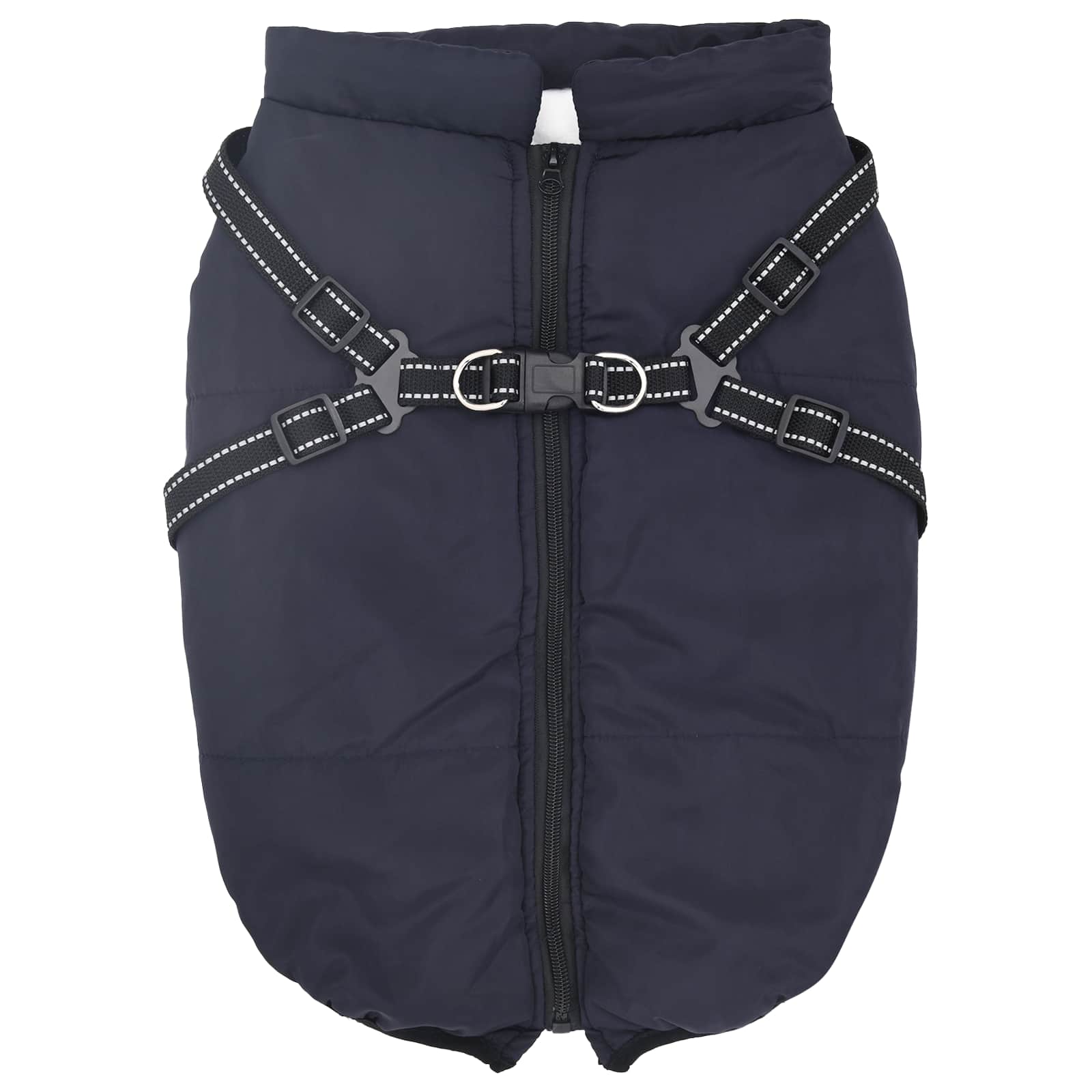 Abrigo para Perros Azul marino L48 Vellón y poliéster vidaXL - 2