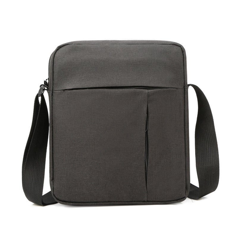 Borsa A Tracolla In Tela Unisex: Leggera, Impermeabile, Con Cerniera E Tracolla Regolabile (36x36x9 Cm) - 2