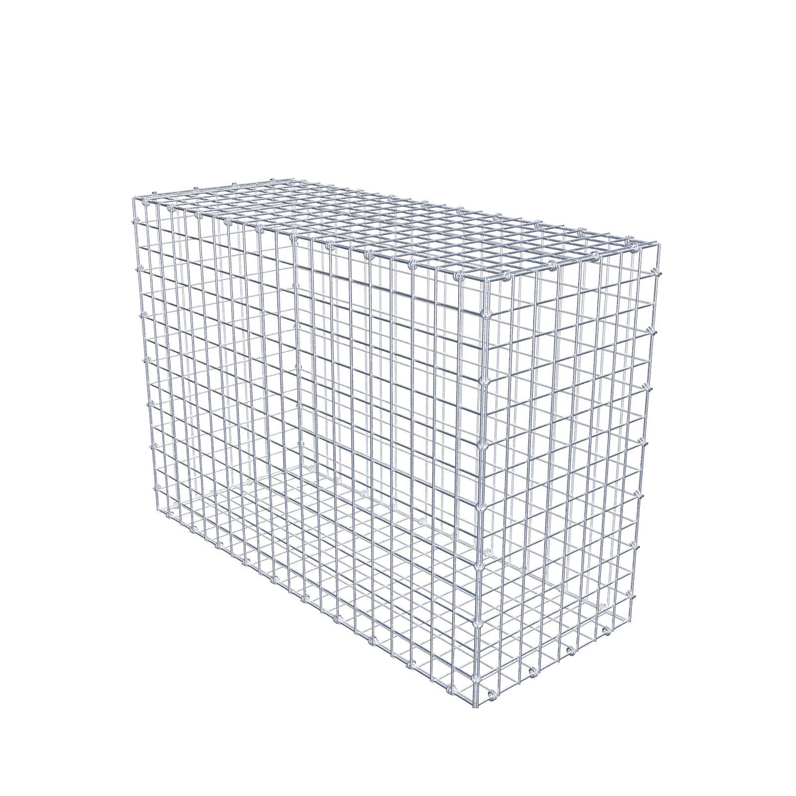 Gabion 100 cm x 70 cm x 40 cm (dł. x wys. x gł.), rozmiar oczek 5 x 5 cm, pierścień spiralny