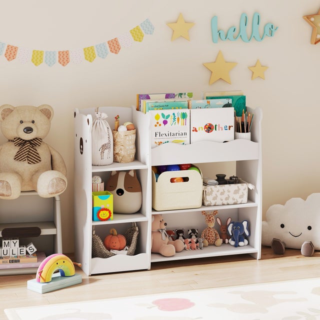 Estantería Infantil AIYAPLAY MDF Blanco 92x29x79 cm