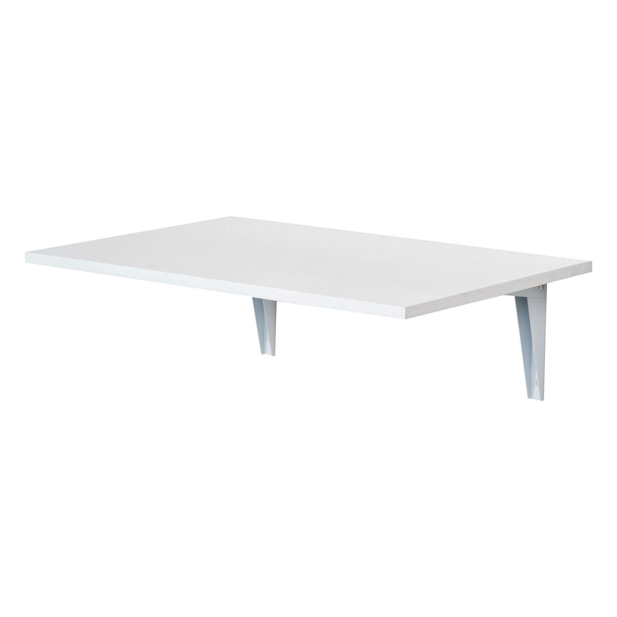 Mesa plegable de pared mesa abatible de pared de madera ahorra espacio para cocina comedor dormitorio 60x40x20 cm blanco
