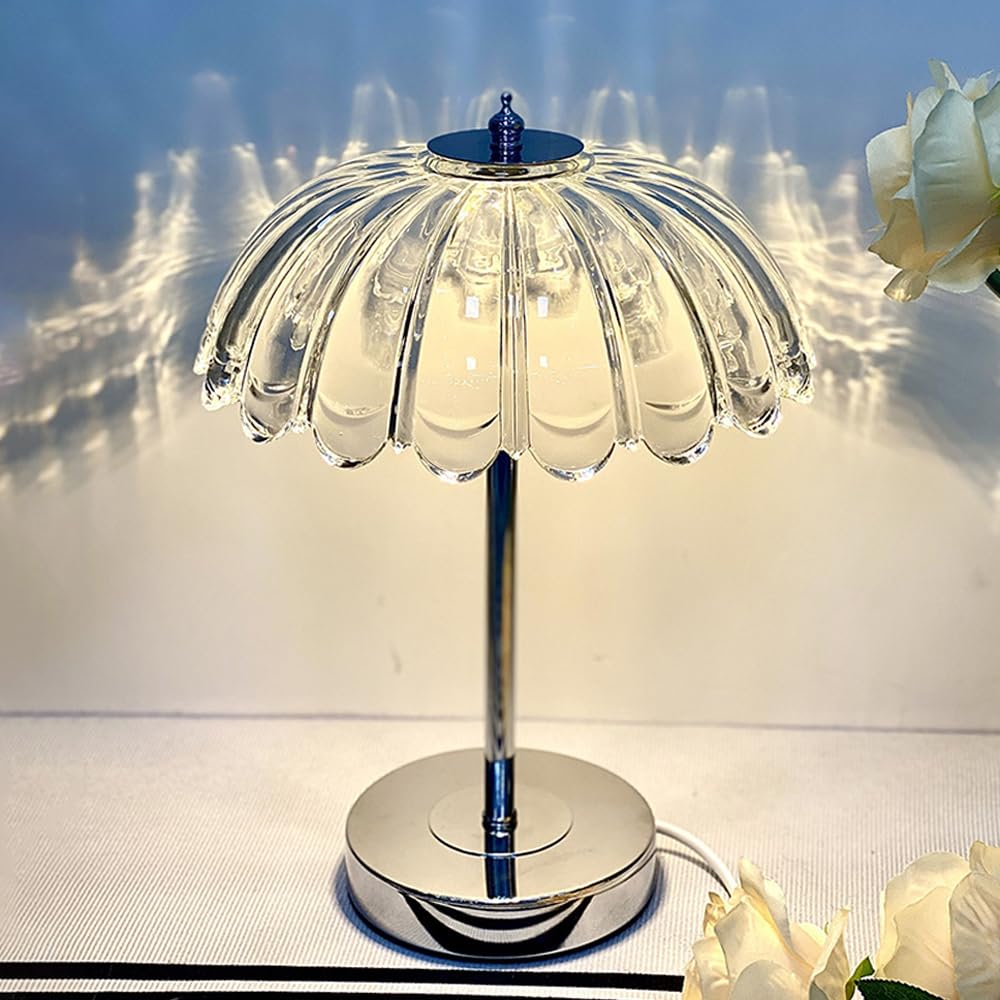 Lampe D'ambiance LED Cristal Magique - USB - Argentée - Veilleuse Enfant
