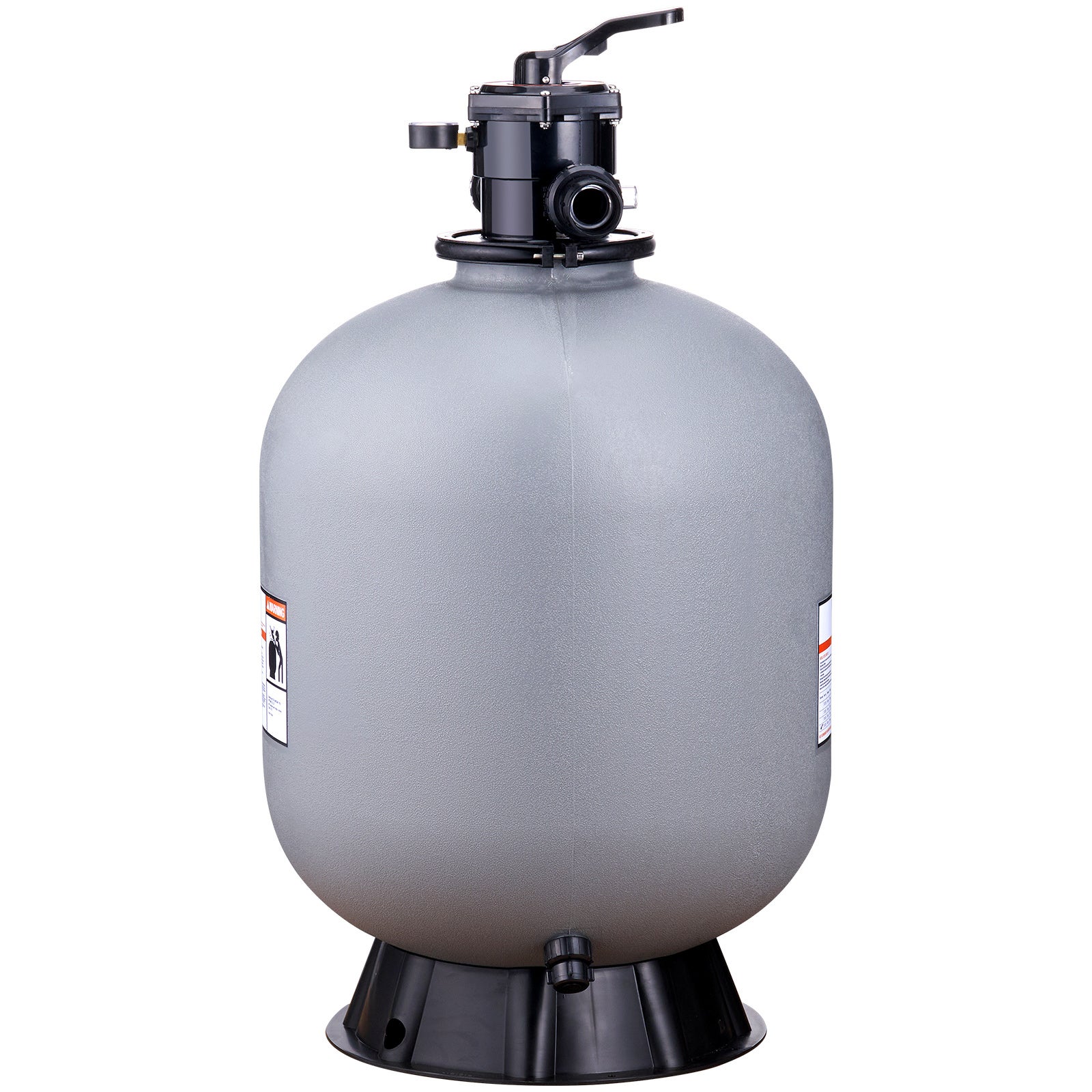 SucceBuy Filtro de arena de 24 pulgadas, caudal de 65 GPM, sistema de ...