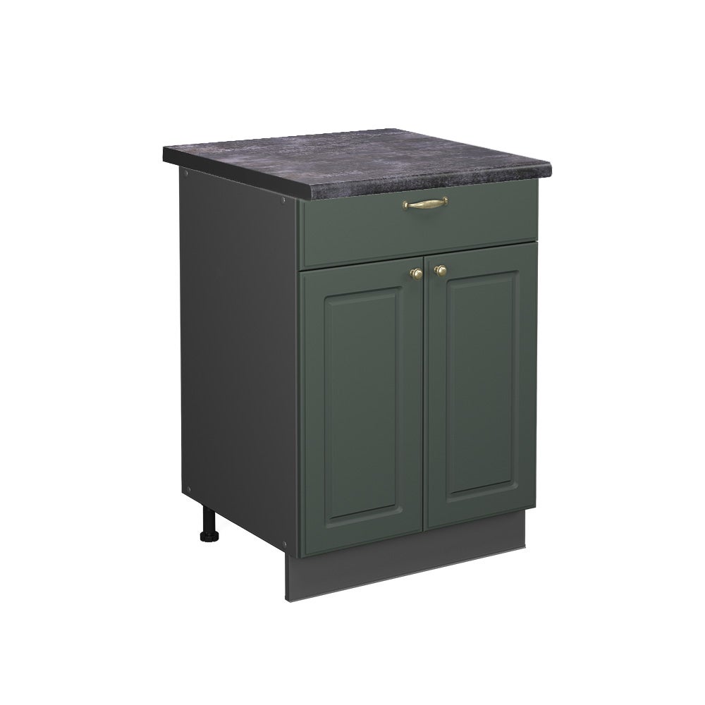 Vicco Szafka dolna do kuchni Fame-Line, Green Gold Country, 60 cm z szufladą, BP Antracyt