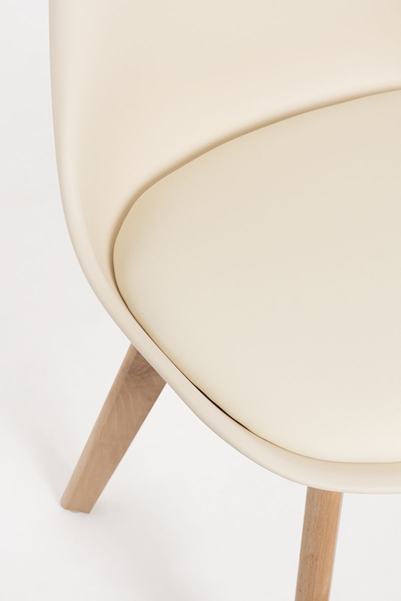 Regalos Miguel - Packs Sillas Comedor - Pack 4 Sillas Synk Basic - Crema - 8