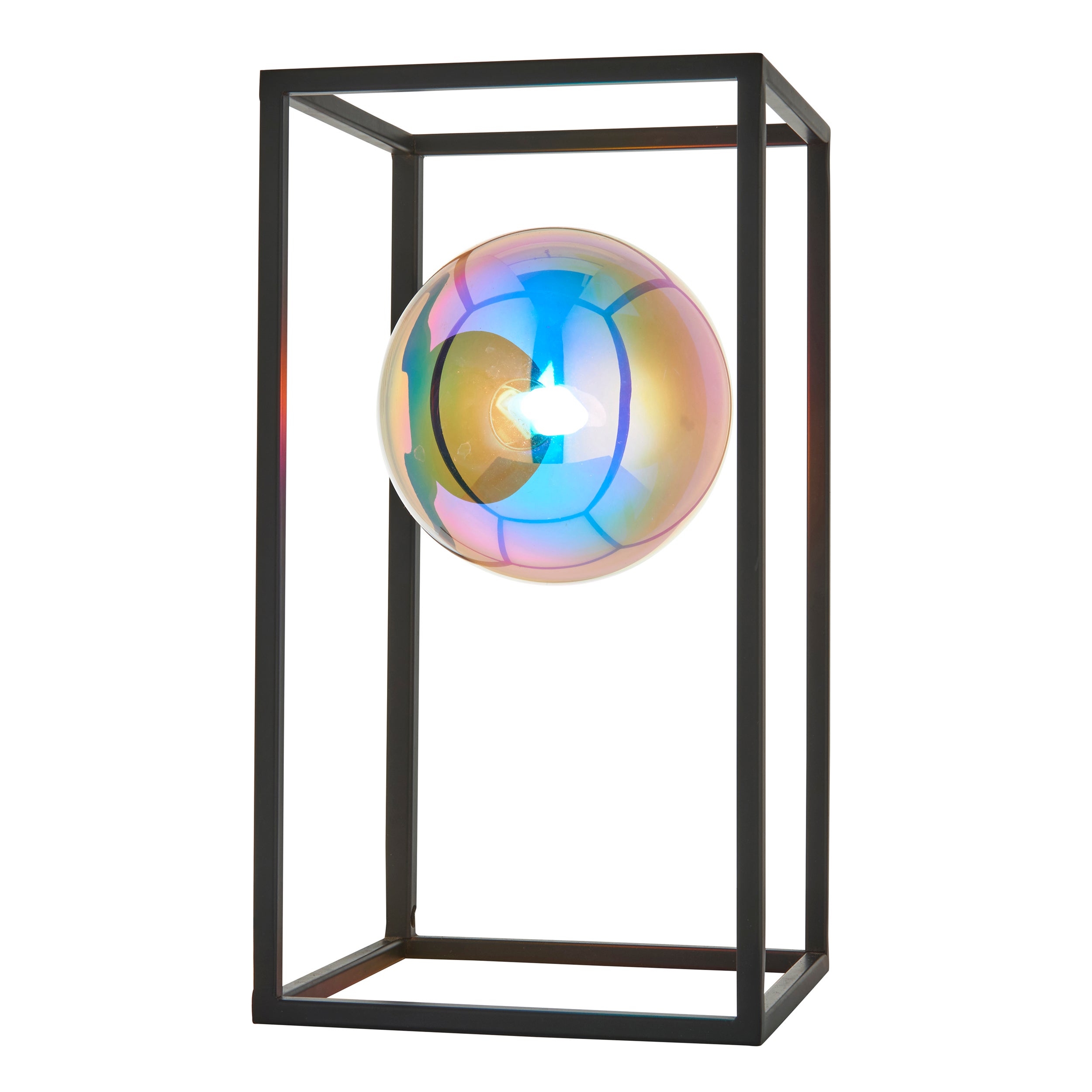 Lampa stołowa KINJO czarna matowa 1xG9x15W metal wym:30x16x16cm IP20 Endon