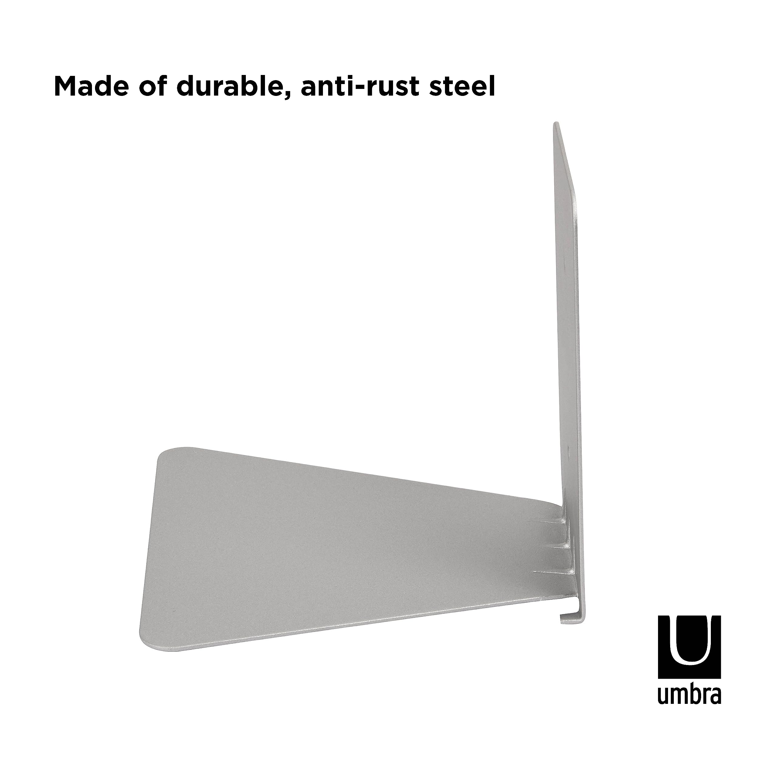 Umbra Conceal Mensole sospese, set di 3, Acciaio, Argento - 4