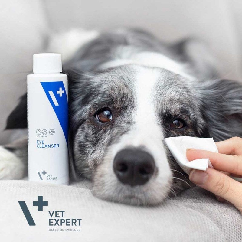 Solução de limpeza ocular VET EXPERT - fluido para cuidados com os olhos de cães e gatos - 100 ml - 2