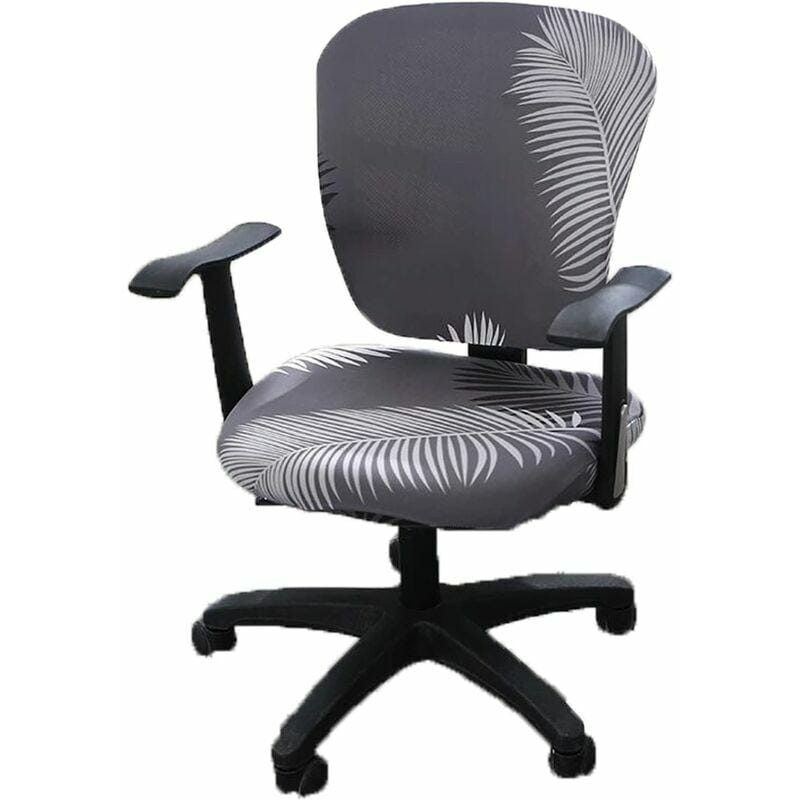 SEWACC Housse De Chaise De Bureau Universelle Stretch - Protection Amovible Et Élégante - Noir