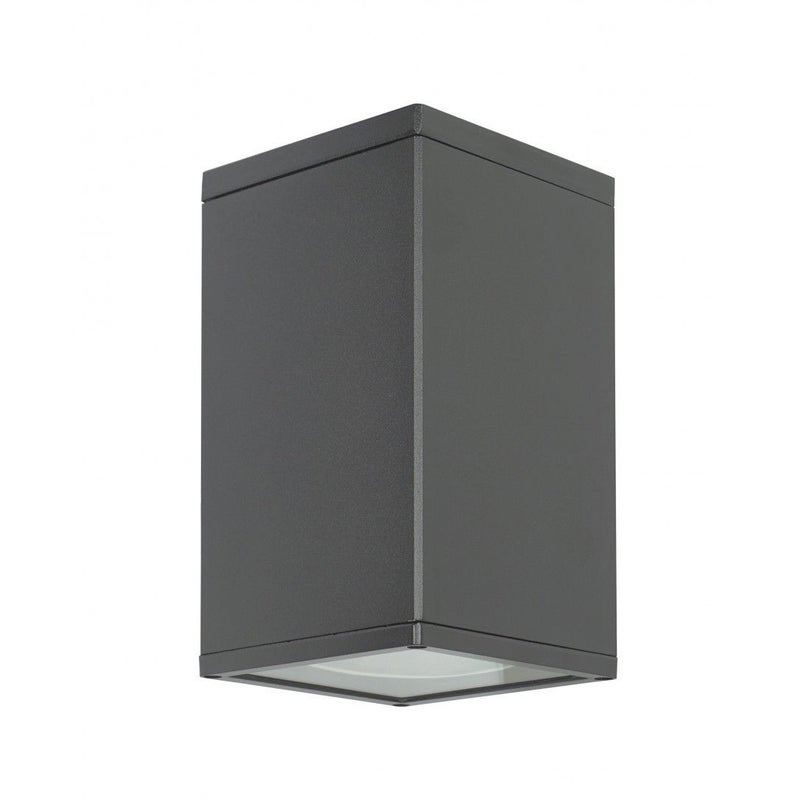 Lampa sufitowa zewnętrzna Adela ciemnoszara 1xE27x60W wym: 21 x 12 x 12 cm aluminium SU-MA