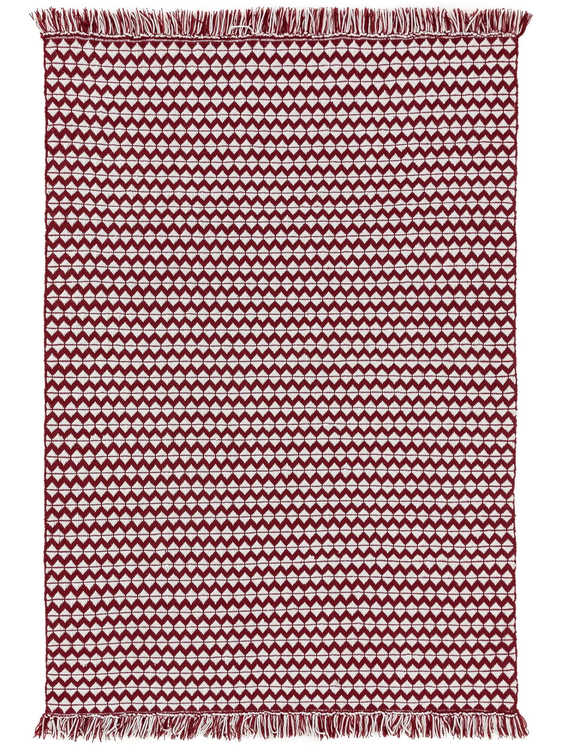 BENUTA - Tapis fabriqué à partir de matériaux recyclés Morty rouge ...