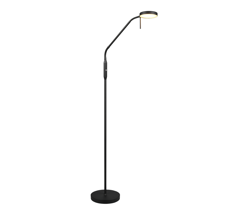 Lampa podłogowa stojąca Moreno czarna matowa LED 3W 2700-6000K 300lm wym: 160 x 22 x 22 cm metal RL