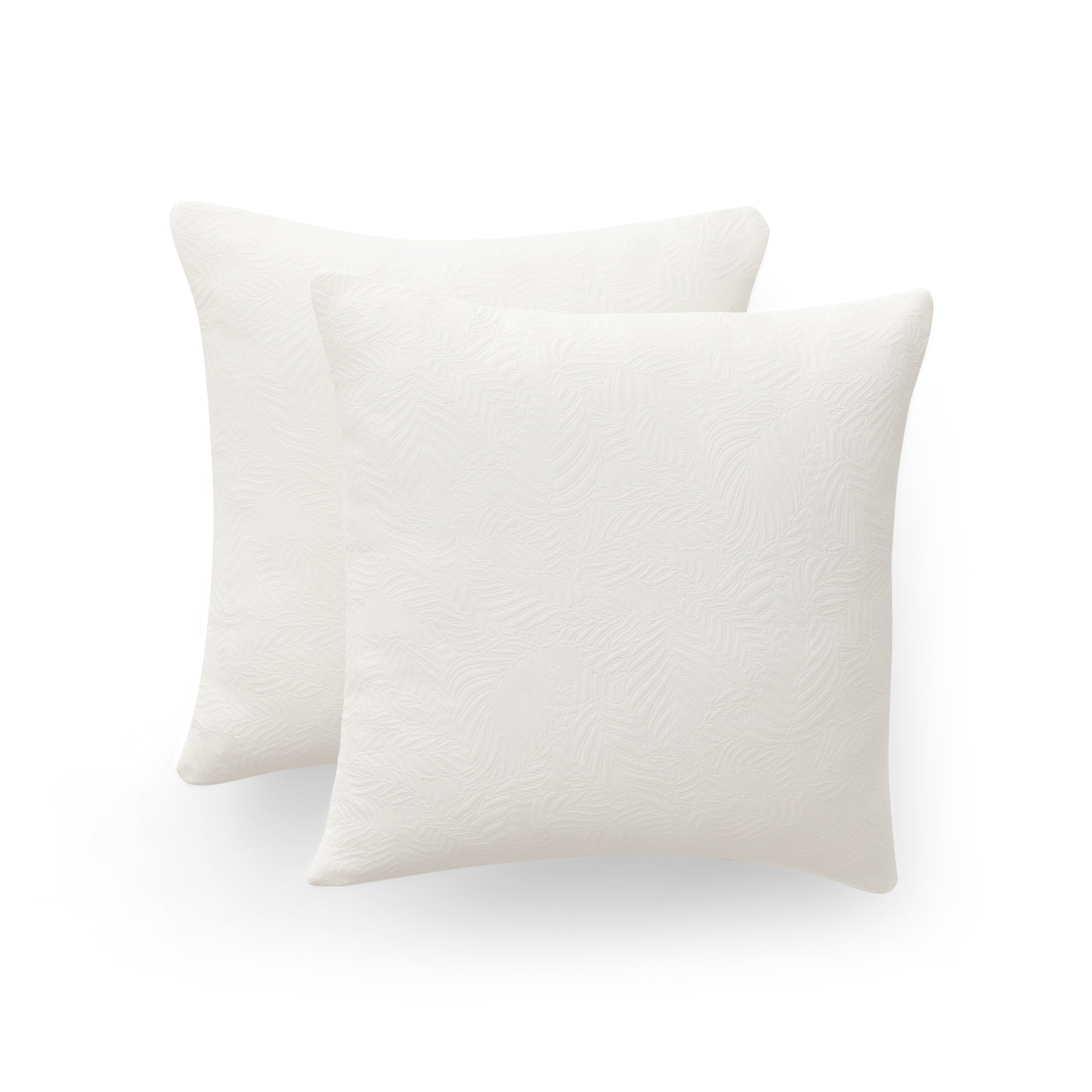 Federa per cuscino ricamata, motivo floreale, in jacquard, per