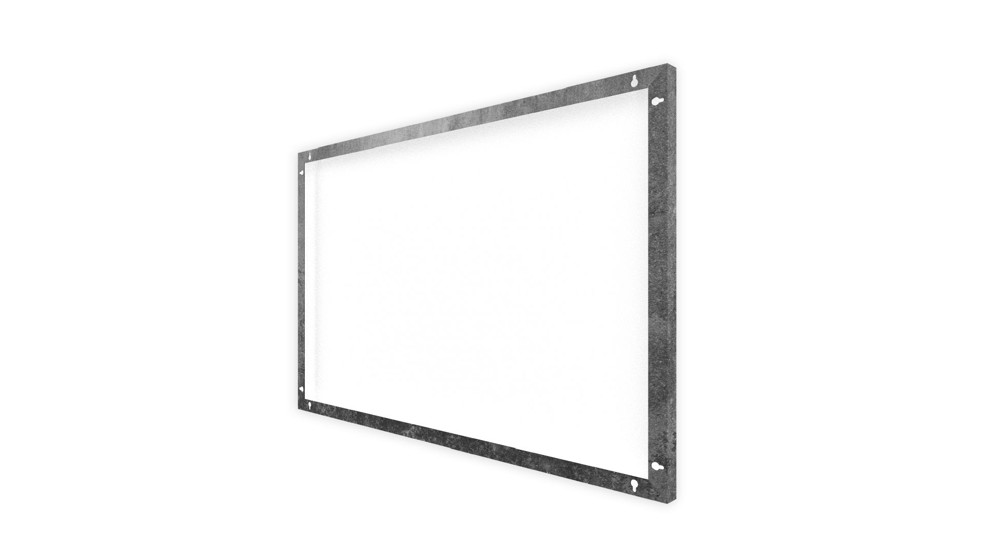 Tableau Magnétique en Métal style Mur de Béton Ciment 90x60cm, MetalBoards pour tout type d'Aimants - 6