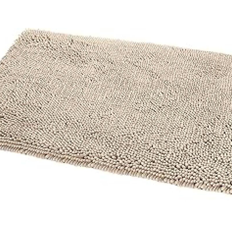 Mata łazienkowa Basics Shag antypoślizgowa z mikrofibry, 0,33 x 0,5 m, beżowa